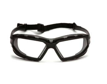 PYRAMEX HIGHLANDER Plus Anti-Fog Safety Glasses - Black / Clear-PYRAMEX-