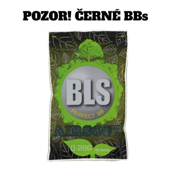 BLS BIO pellets 0,28g, 3500 BBs - Black-BLS-