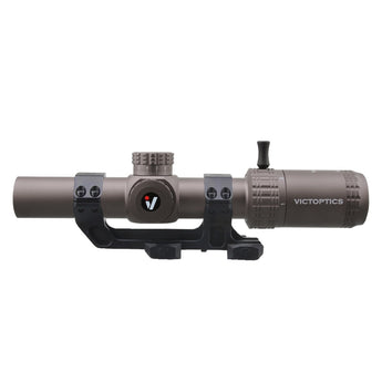 Ottica VictOptics S6 1-6x24 con Supporto Monoblocco — Marrone-Vector Optics-