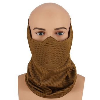 CYGNUS ARMORY Face Warrior Defender Neck Gaiter - Coyote-CYGNUS ARMORY-
