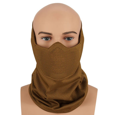 CYGNUS ARMORY Face Warrior Defender Neck Gaiter - Coyote-CYGNUS ARMORY-