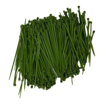 KMCS Cable Zip Ties Set, 500 Pcs - Green-Kicking Mustang-