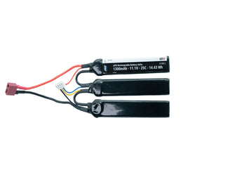 Batteria Li-Po Strike Systems 11.1V 1300mAh 20C T-Dean — Nero