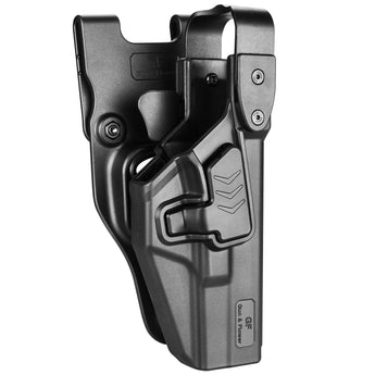 Fondina Gun Flower Glock 17/19 Level III OWB — Nero