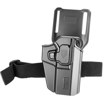 Fondina Gun Flower UNI PRO Low Ride con cinghia di ritenzione — Nero