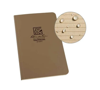 Wasserfestes Notizbuch „Rite in the Rain Field Flex“ (117 x 184 mm) – Hellbraun