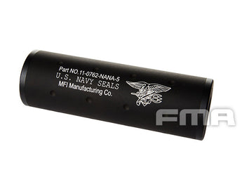 Silenziatore FMA U.S. Navy Seals Type 35x107 mm — Nero-FMA-