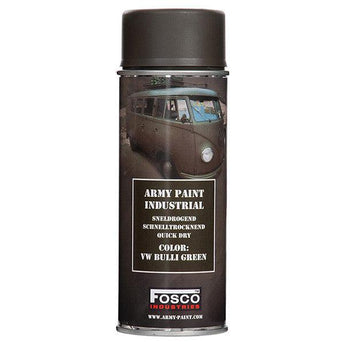 ARMY camouflage paint spray 400 ml VW BULLI GREEN-FOSCO-