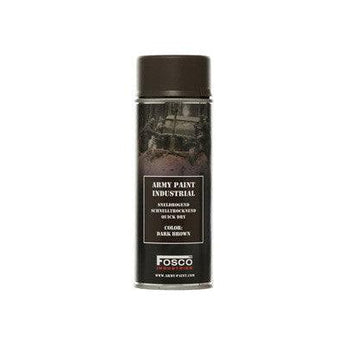 ARMY camouflage paint spray DARK BROWN-FOSCO-