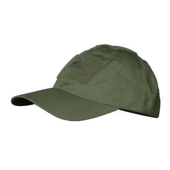 Baseball Cap rip-stop with velcro OLIVE GREEN-HELIKON-