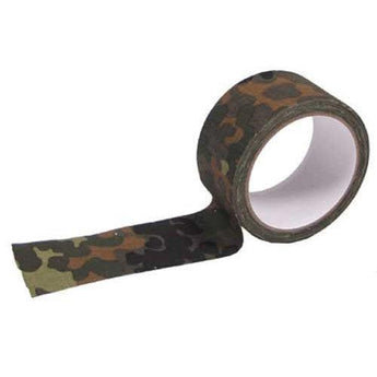 Camouflage tape, waterproof Flecktarn-Mil Force-