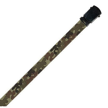 Children belt with black buckle WOODLAND/OLIV-ROTHCO-