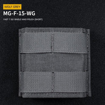 Tasca portacaricatori Wosport Fast Type Single 7.62 Short — Grey-Wosport-