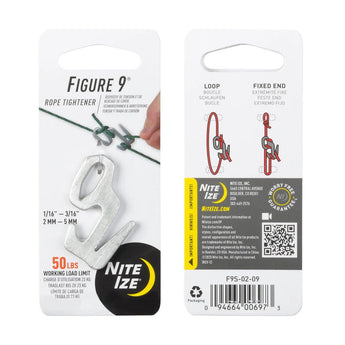 Figure 9 Rope Tightener, silver - small-NITE IZE-