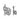 Figure 9 Rope Tightener, silver - small-NITE IZE-