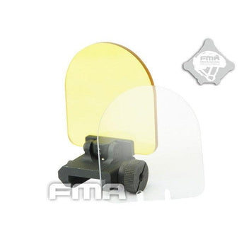 Flip up covers for scopes and red light - Black-FMA-