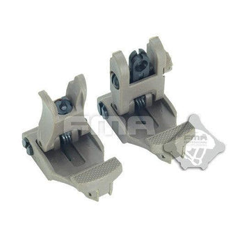 Mire pieghevoli FMA 71L Front & Rear Sight Set — Desert Earth-FMA-