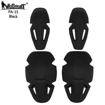 G4 Protective gear tactical Kneepads (without plastic)and elbow pads set - Black-Wosport-