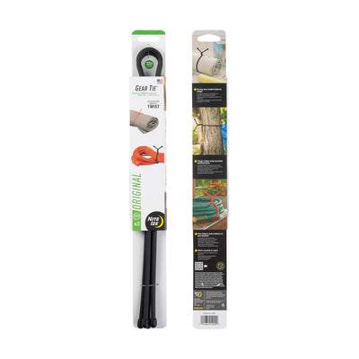 GEAR TIE TWIST TIE, black - length 32"-NITE IZE-