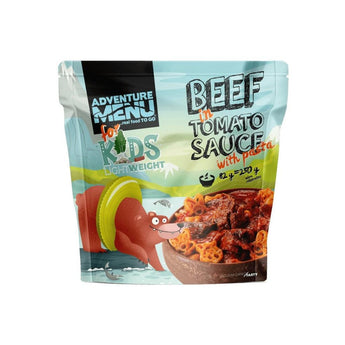 Razione Adventure Menu Kids Manzo in salsa di pomodoro con pasta 250 g-Adventure Menu-