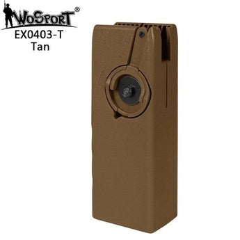 Caricatore rapido Wosport Lever Speedloader 1000 BBs — Tan-Wosport-