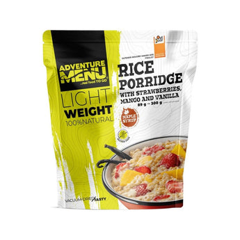 Lightweight Rice porridge with strawberry, mango and vanilla-Adventure Menu-