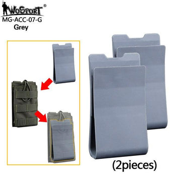 Plastic insert for M4 mag - Grey (2PCS)-Wosport-