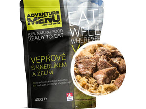 Razione Adventure Menu Pork with Dumplings and Cabbage-Adventure Menu-