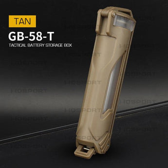Custodia batterie Wosport Tactical Battery Box — TAN-Wosport-