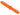 Training knife short, Orange - hard-ESP-