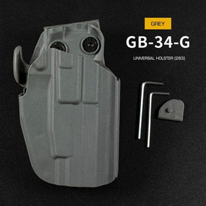 Universal belt holster GB34 Sub-Compact (Glock 19, USP, CZ Duty) - Grey-Wosport-