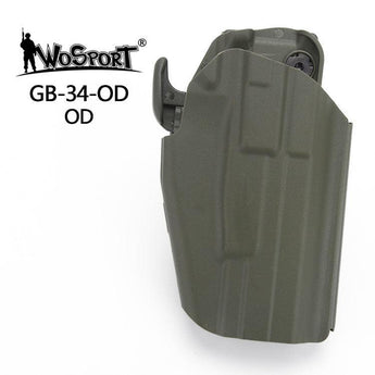 Universal belt holster GB34 Sub-Compact (Glock 19, USP, CZ Duty) - Olive Drab-Wosport-