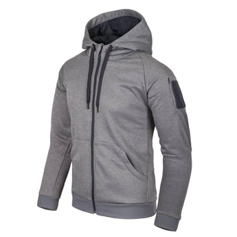 URBAN TACTICAL HOODIE (FullZip) - Melange Grey-HELIKON-XS-
