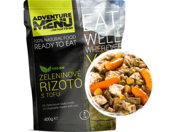 Vegetable risotto with tofu-Adventure Menu-