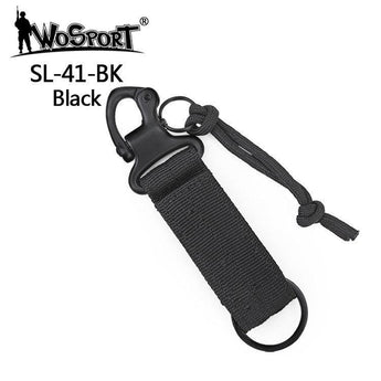 Portachiavi Wosport Multifunction Keychain — Nero-Wosport-