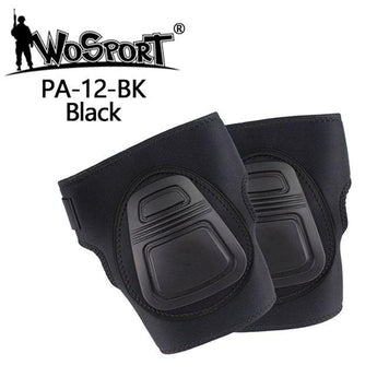 WST PA-12 Knee Protective - Black-Wosport-