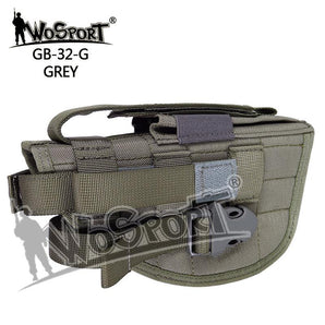 Fondina Wosport Universal con tasca caricatore — Grigio-Wosport-
