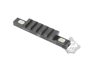 Slitta 45° FMA CNC Low Profile per guardamano RIS — Nero-FMA-