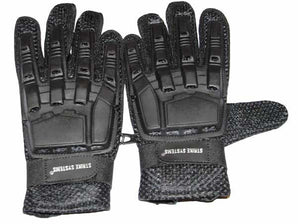 Armour leather gloves-STRIKE SYSTEMS-M-