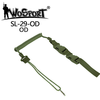 Cinghia da pistola Wosport SL29 elastica — Verde OD-Wosport-