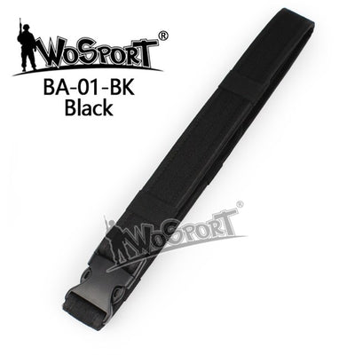 BA01 ordinary Buckle Belt - BLACK-Wosport-