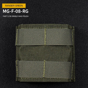 Tasca portacaricatori Wosport FAST Single 5.56 Short — Ranger Green-Wosport-
