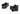 Tri-Side Rail 25.4mm / 30mm Mount Rings - Black Mounts Aim-O