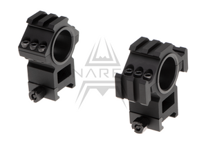 Anelli Aim-O Tri-Side Rail 25,4/30 mm — Nero-Aim-O-