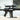 Novritsch M4 Gun Stand, Glass Base - Black Espositori NOVRITSCH