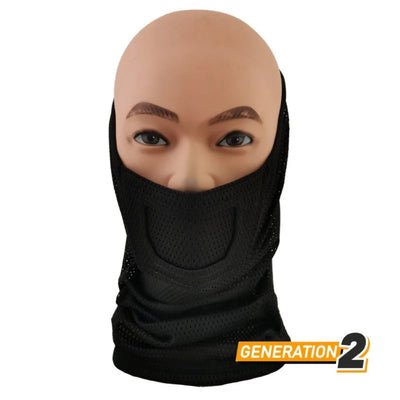 CYGNUS ARMORY Face Warrior Neck Gaiter Gen2 - Black-CYGNUS ARMORY-
