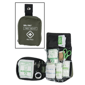 Kit primo soccorso Miltec First Aid Midi Pack — Verde-Miltec-