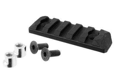 Slitta RIS PTS Enhanced Rail Section KeyMod 5 slot — Nero-PTS-