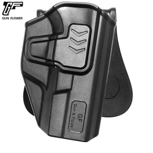 Fondina OWB Gun Flower Glock Compact (19/23/32) Mancina Destra — Nero-GUN FLOWER-