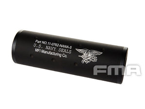 Silenziatore FMA U.S. Navy Seals Type 35x107 mm — Nero-FMA-